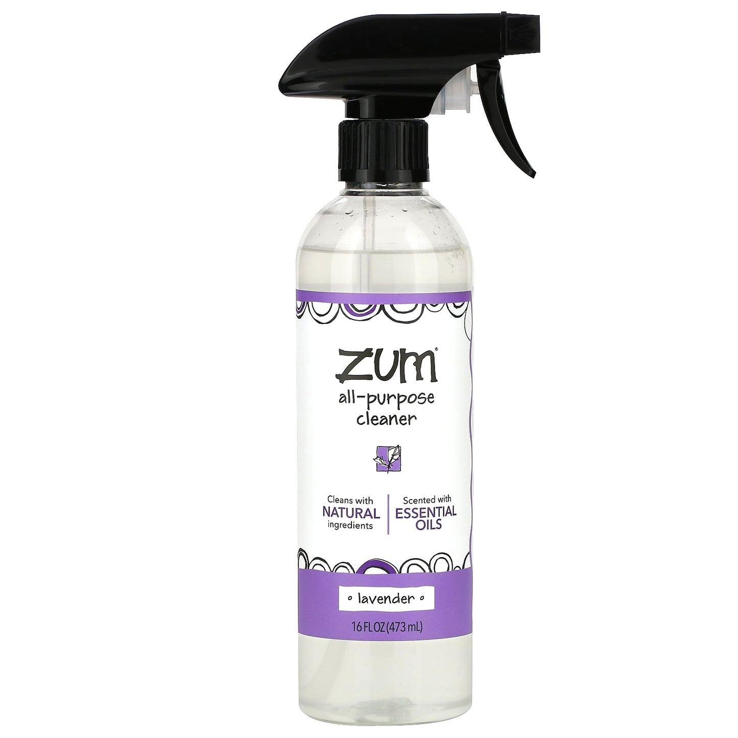 ZUM, All-Purpose Cleaner, Lavender, 16 fl oz (473 ml) - Image 1