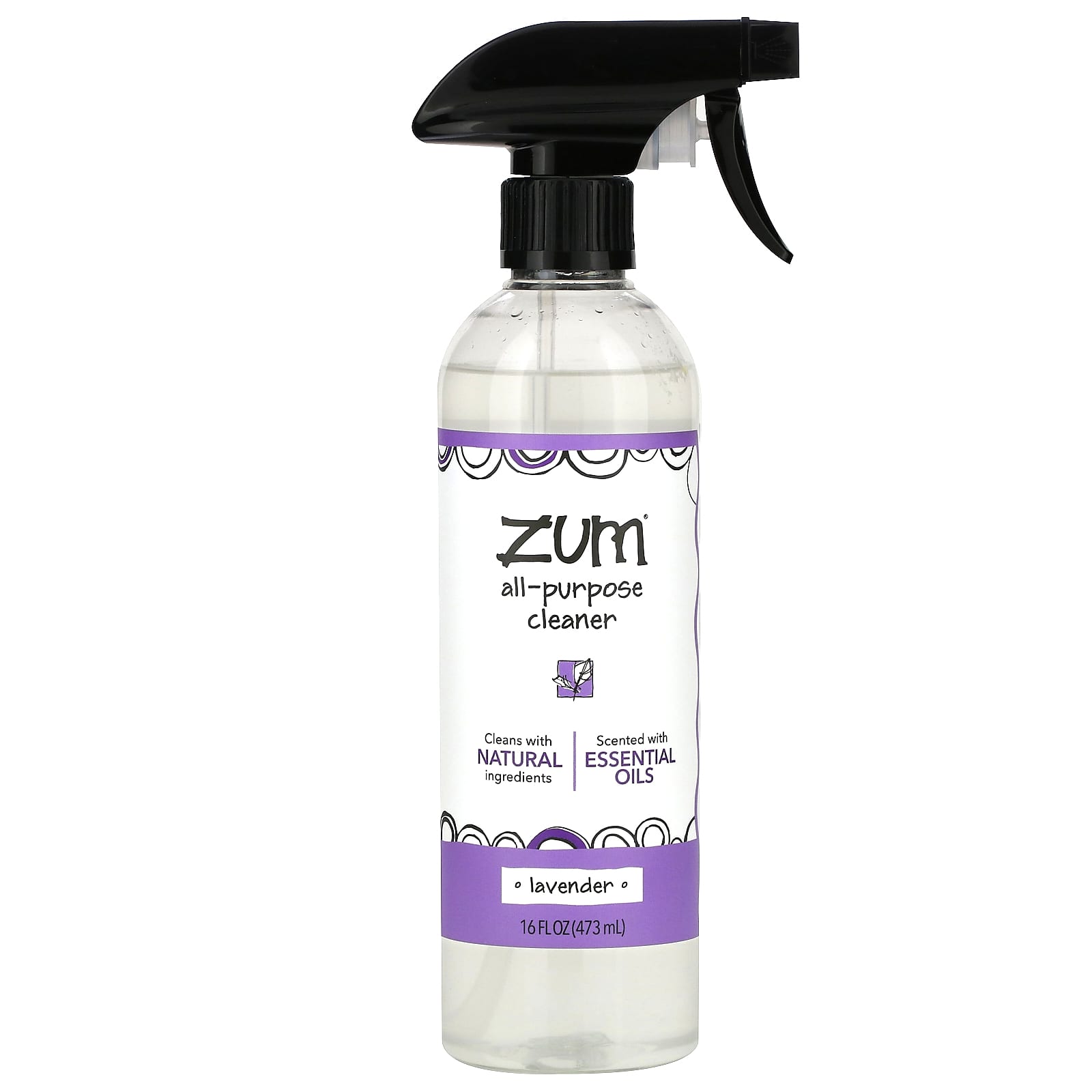 ZUM, All-Purpose Cleaner, Lavender, 16 fl oz (473 ml) - Image 1