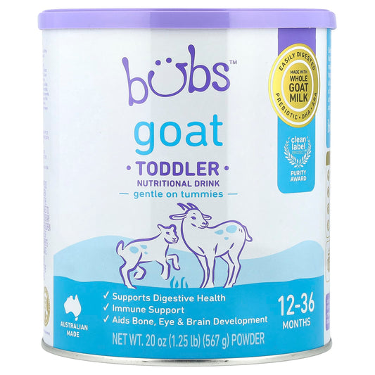 Aussie Bubs Goat Toddler Nutritional Drink Powder, 12-36 Months, 20 oz - Image 1