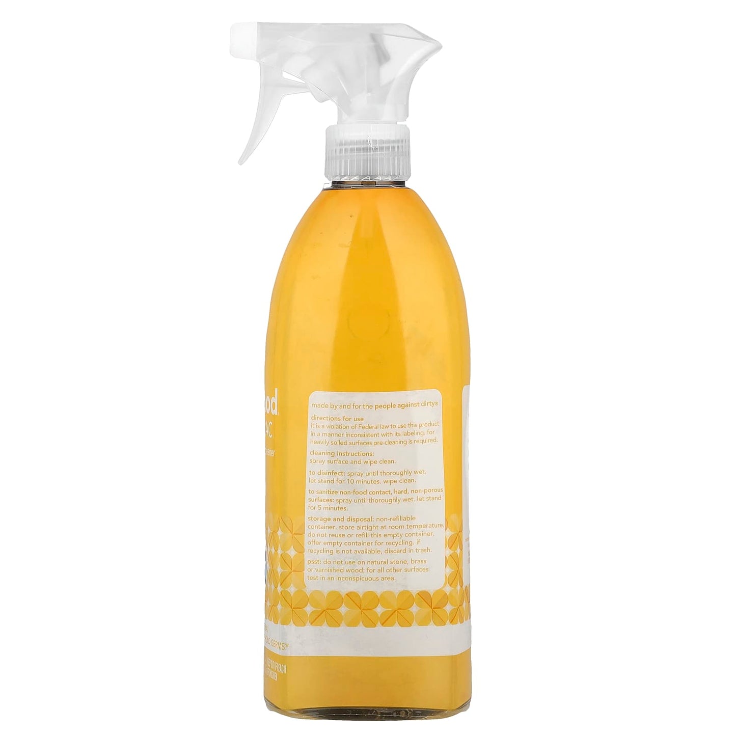 Method, AntiBac, All-Purpose Cleaner, Citron, 28 fl oz (828 ml) - Image 2