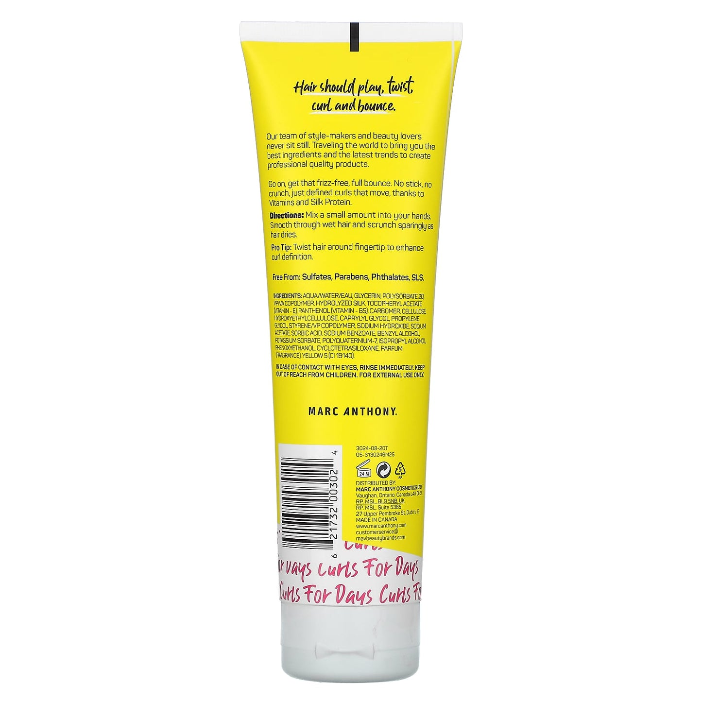 Marc Anthony, Strictly Curls, Curl Defining Lotion,  8.3 fl oz (245 ml) - Image 2