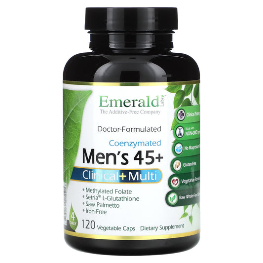 Emerald Laboratories Men's 45+ Clinical Multi Vitamin Supplement - 120 Capsules - Image 1