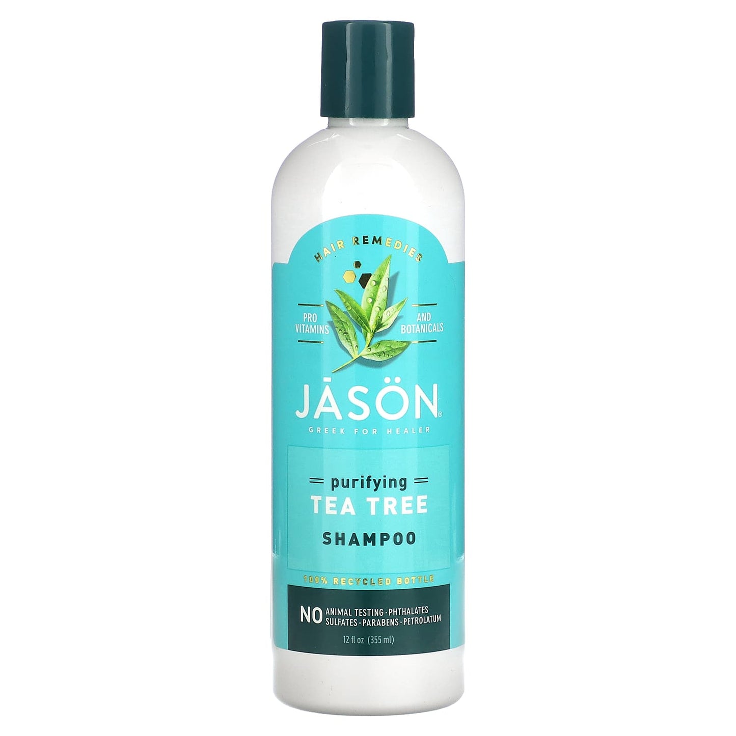 Jason Natural Purifying Tea Tree Shampoo for Healthy Scalp & Hair - Image 1
