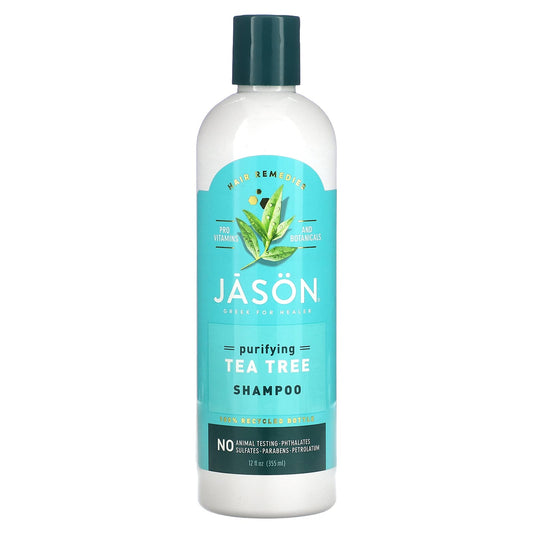 Jason Natural Purifying Tea Tree Shampoo for Healthy Scalp & Hair - Image 1