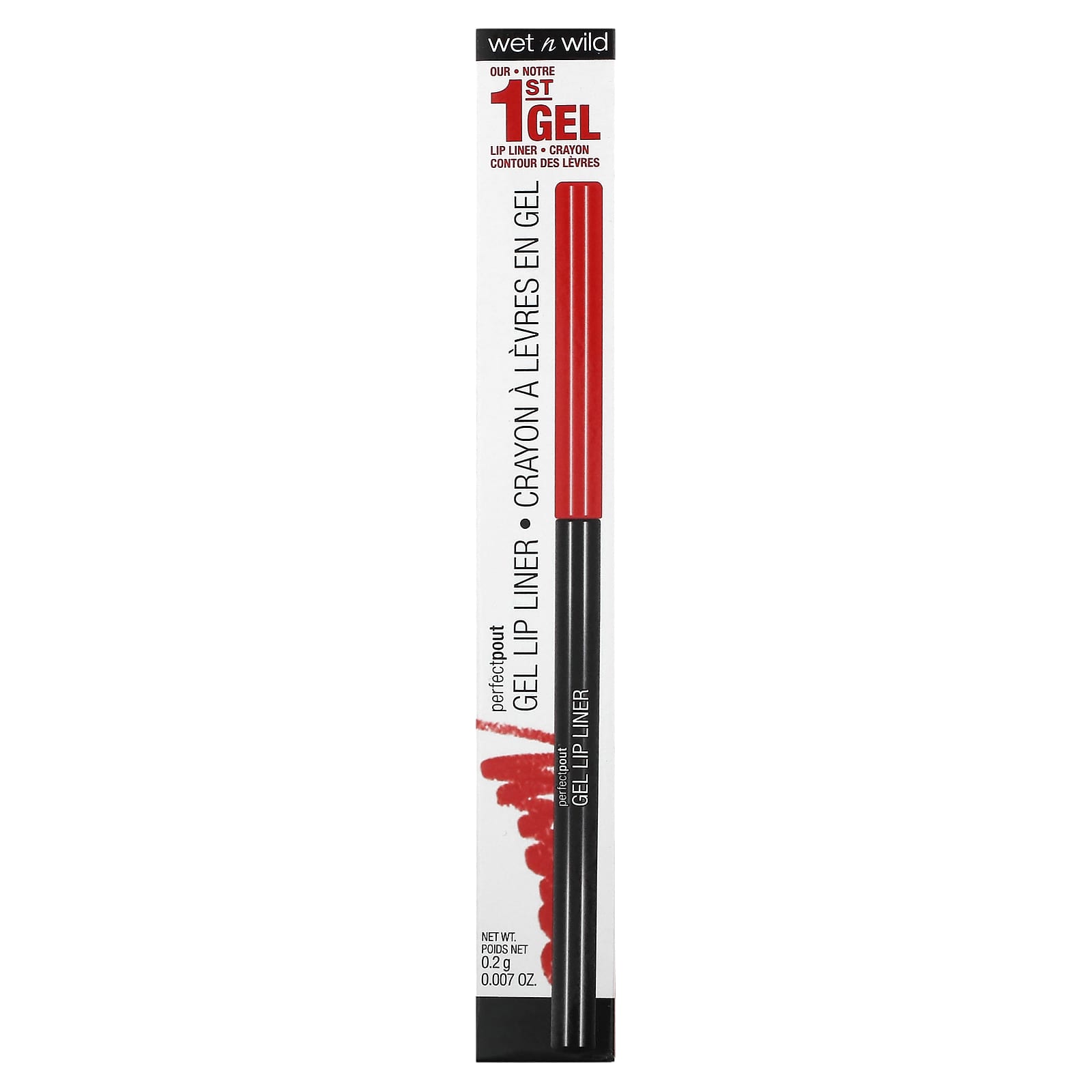 wet n wild, PerfectPout, Gel Lip Liner, 656B Red The Scene, 0.007 oz (0.2 g) - Image 2