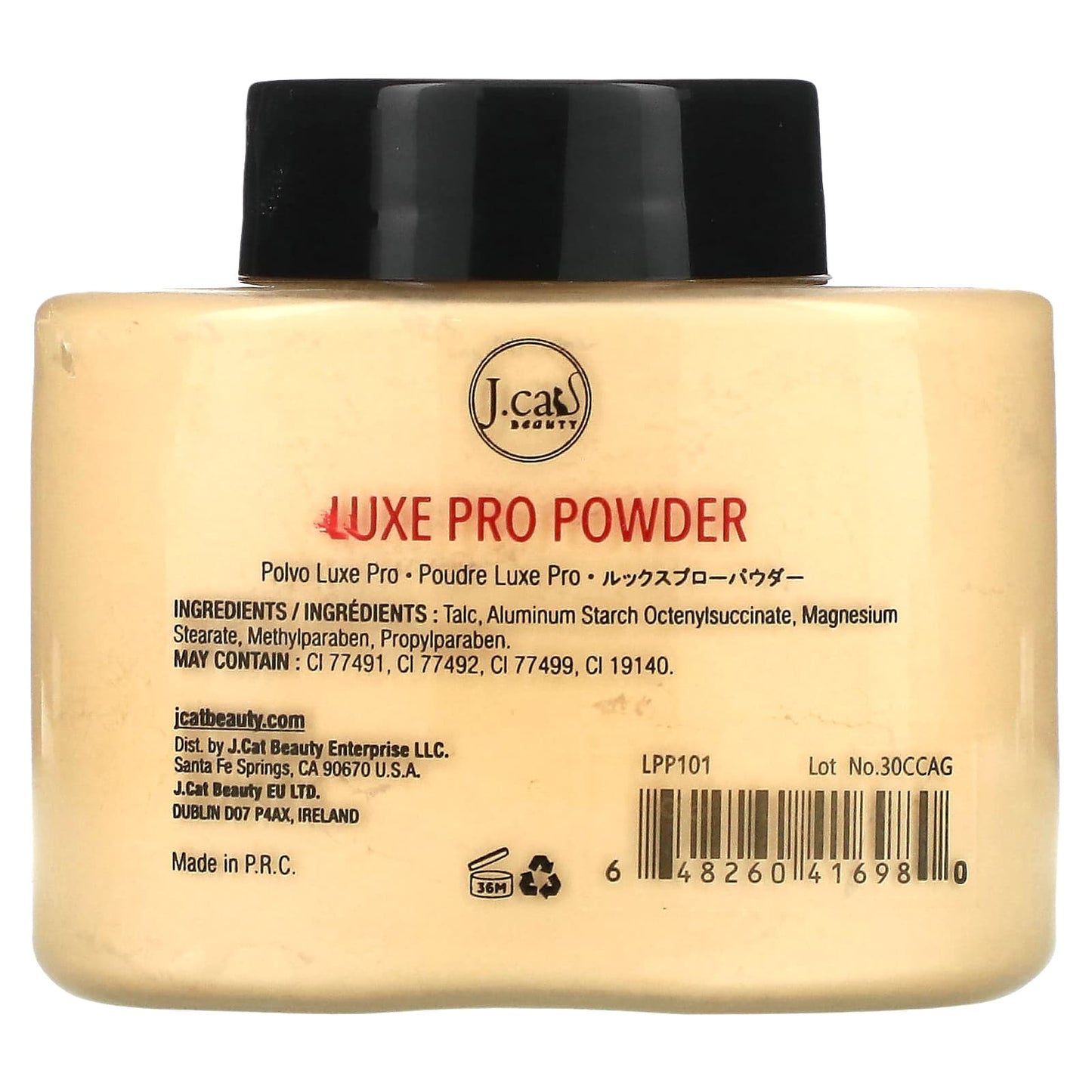 Banana Matte Finish Powder by J.Cat Beauty | Long-Wear Setting Powder - Image 2