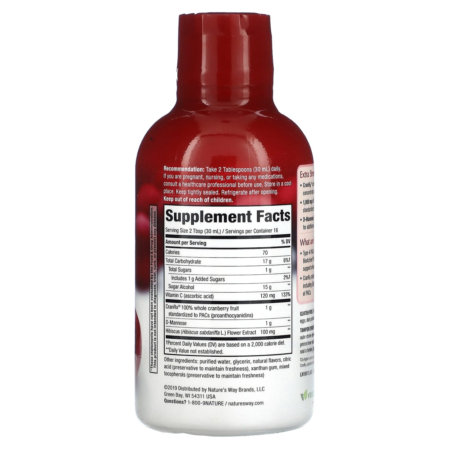 Nature's Way, CranRx, Liquid Cranberry, 16 fl oz (480 ml) - Image 2