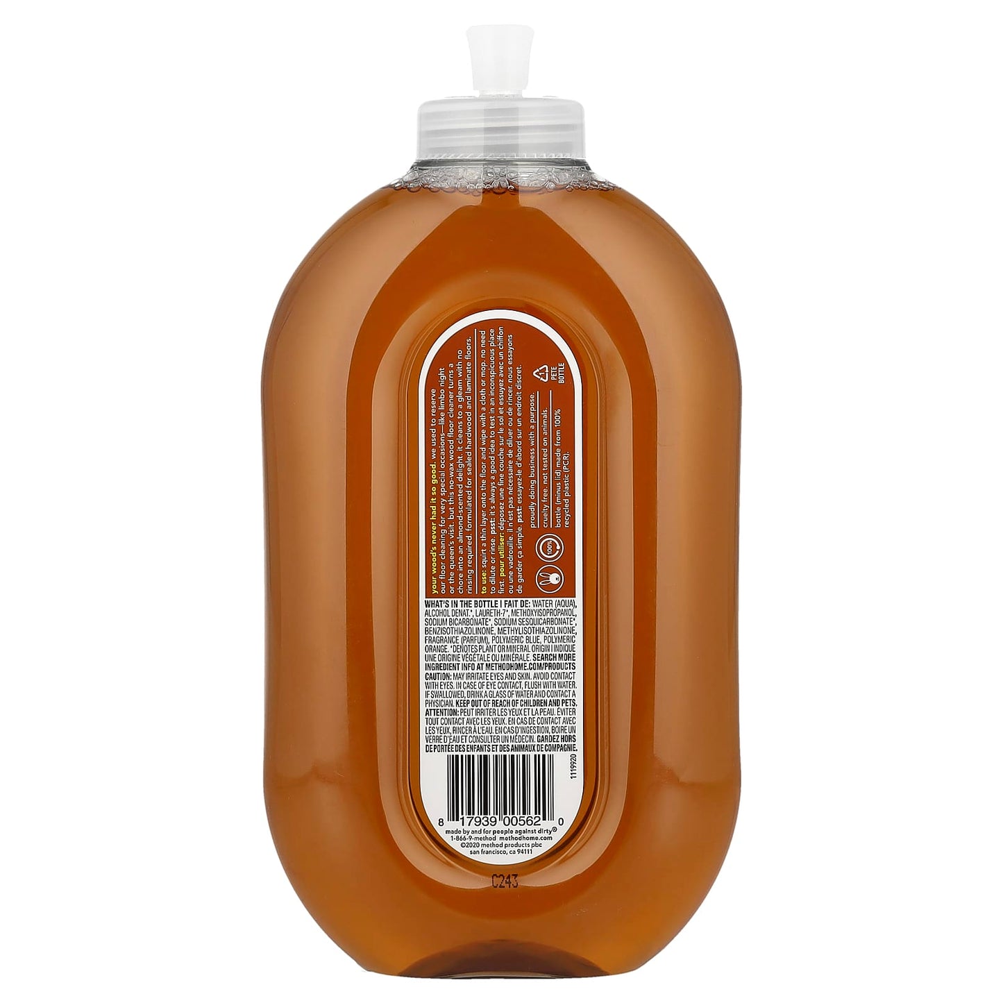 Method, Squirt + Mop, Wood Floor Cleaner, Almond, 25 fl oz (739 ml) - Image 2
