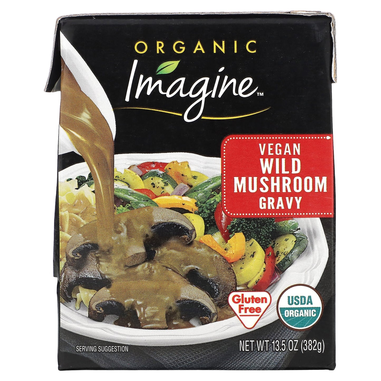 Wild Mushroom Gravy by Imagine Soups, USDA Organic, Vegan (13.5 oz) - Image 1