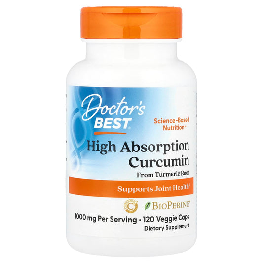 High Absorption Curcumin Supplements for Joint Health & Wellness | 120 Veggie Caps - Image 1
