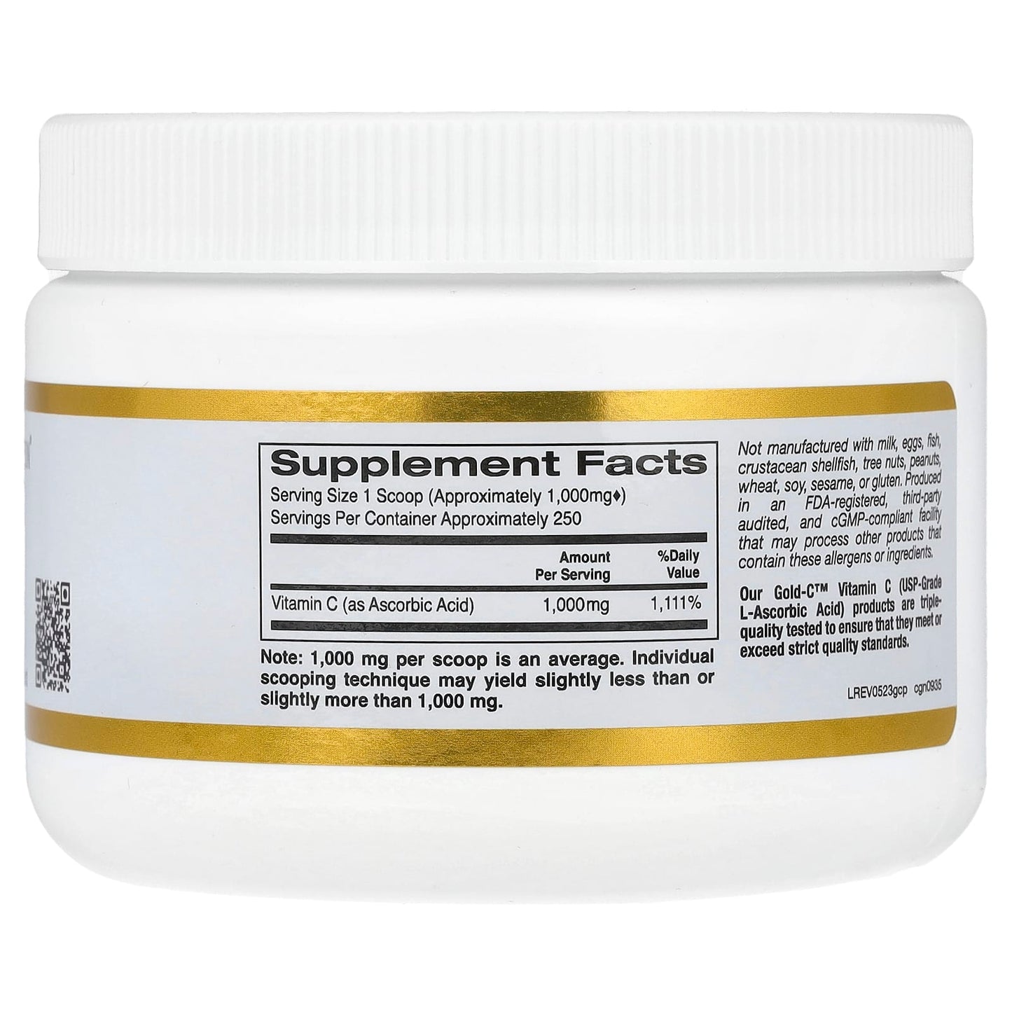 Boost Immunity with USP Grade Vitamin C by California Gold Nutrition - Image 2