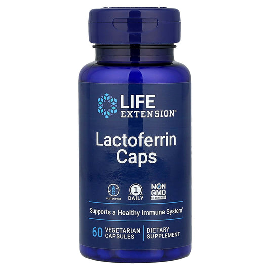 Life Extension, Lactoferrin Caps, 300 mg, 60 Vegetarian Capsules