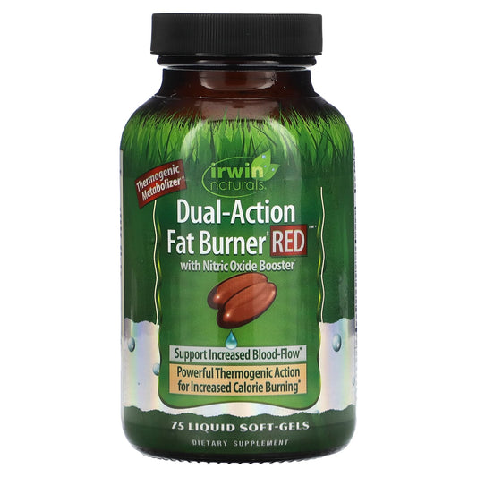 Irwin Naturals Dual Action Fat Burner Red Thermogenic Metabolizer - Image 1