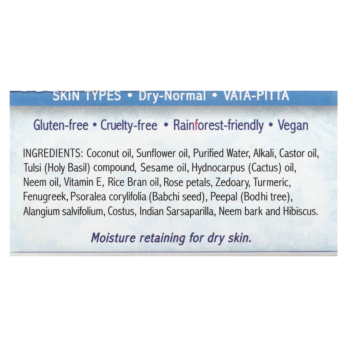 Neem & Tulsi Ayurvedic Soap for Dry Skin - Cruelty-Free, Vegan - Image 2