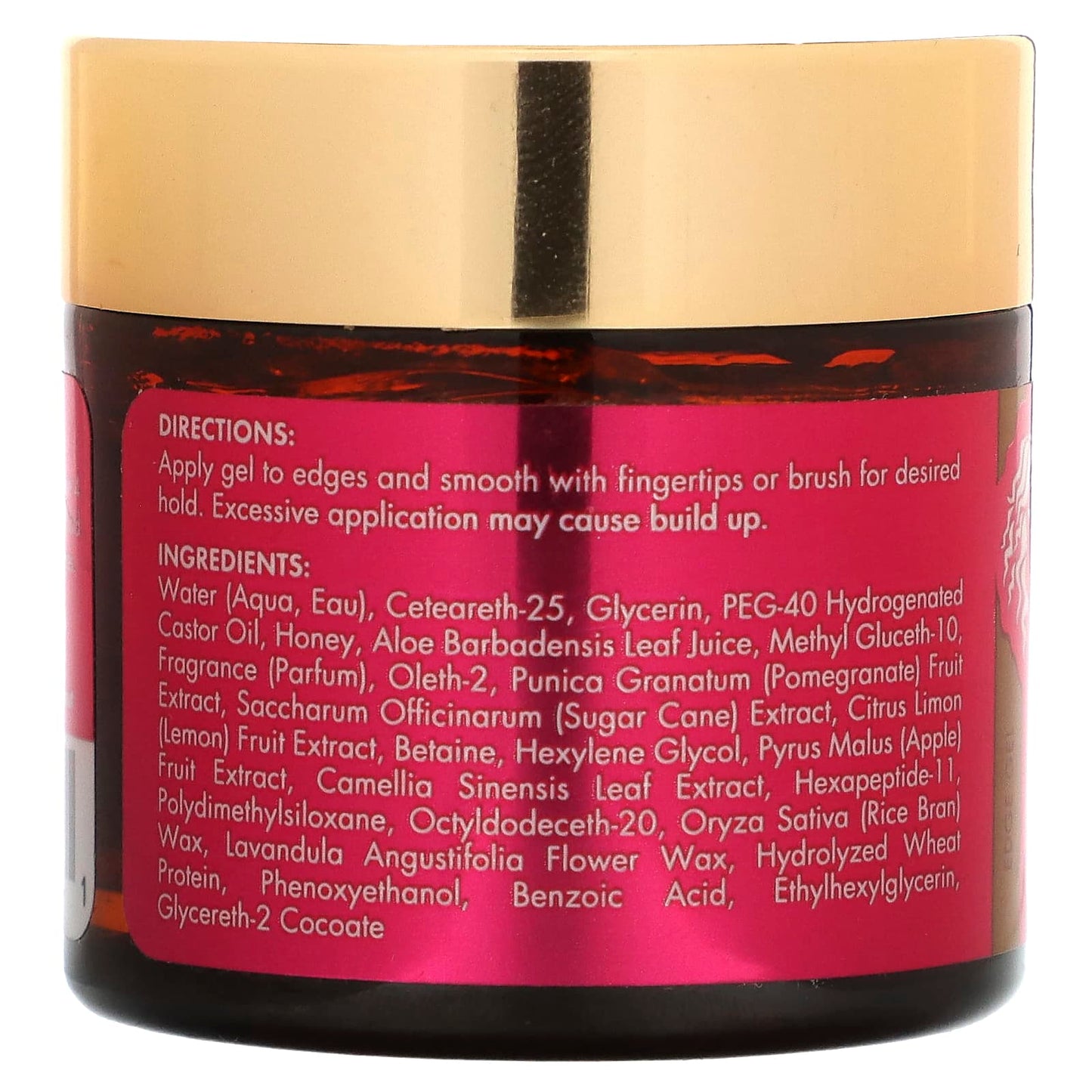 Mielle, Super Hold Edge Gel, Pomegranate & Honey Blend, 2 oz (57 g) - Image 2