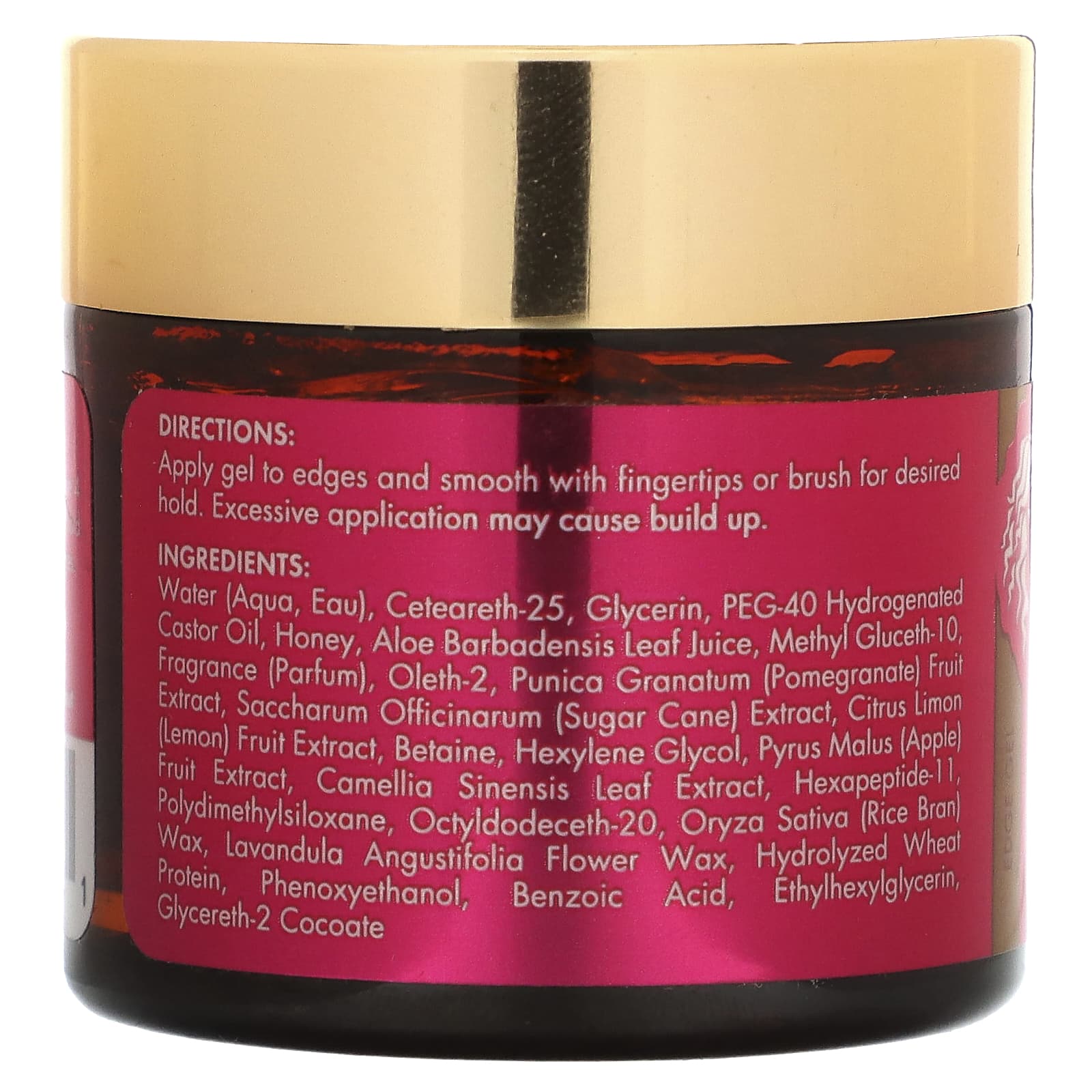 Mielle, Super Hold Edge Gel, Pomegranate & Honey Blend, 2 oz (57 g) - Image 2