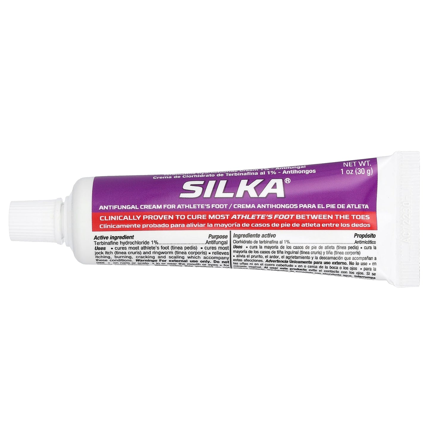Silka, Antifungal Cream for Athlete's Foot, Full Prescription Strength, 1 oz (30 g) - Image 1
