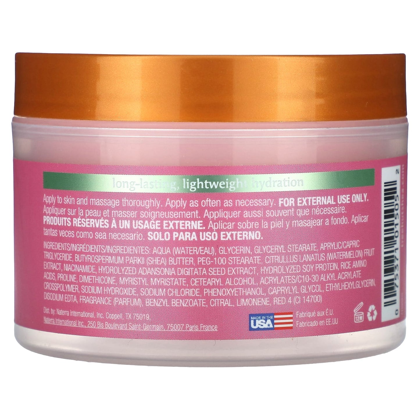 Tree Hut, Whipped Shea Body Butter, Watermelon, 8.4 oz (240 g) - Image 2