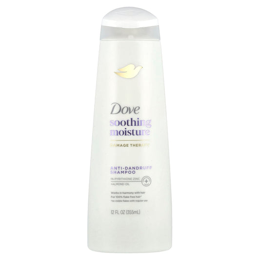 Dove Anti-Dandruff Shampoo for Flake-Free Hair, 12 fl oz - Image 1