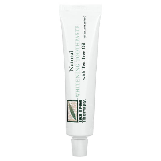 Tea Tree Therapy, Natural Whitening Toothpaste, with Tea Tree Oil, 3 oz (85 g) - Image 1
