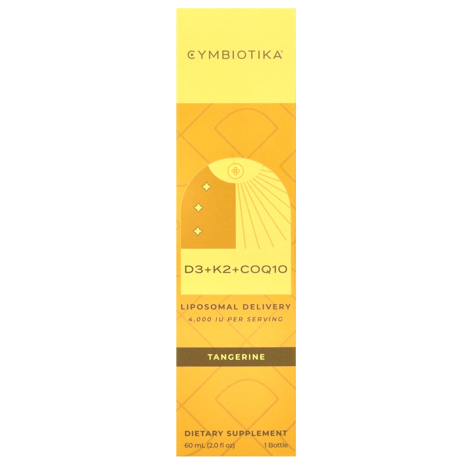 Cymbiotika D3+K2+CoQ10 Liquid Formula for Immune Support & Bone Health - Image 1