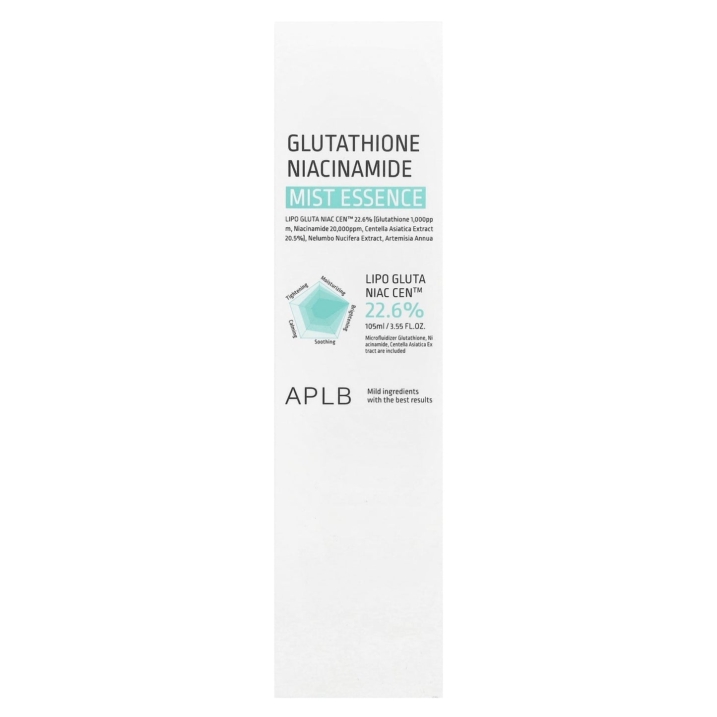 APLB Glutathione Niacinamide Mist Essence - Hydrate & Brighten Skin - Image 2