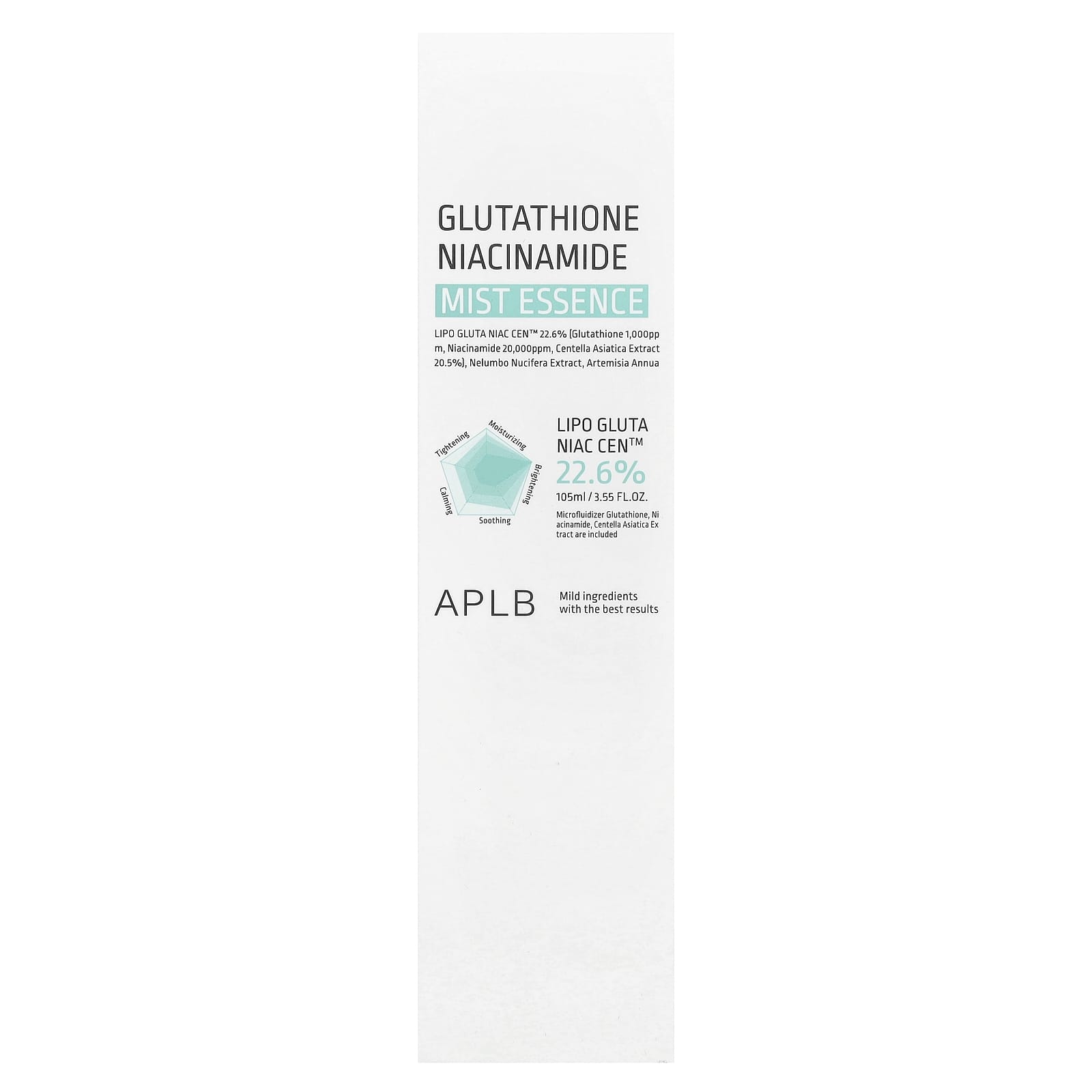 APLB Glutathione Niacinamide Mist Essence - Hydrate & Brighten Skin - Image 2