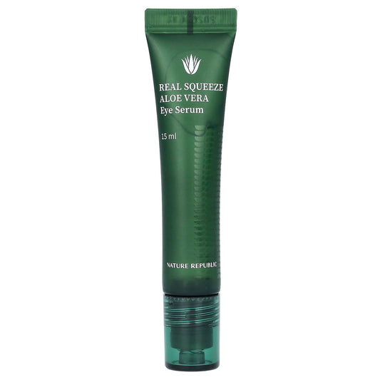 Nature Republic, Real Squeeze Aloe Vera Eye Serum, 0.5 fl oz (15 ml) - Image 1
