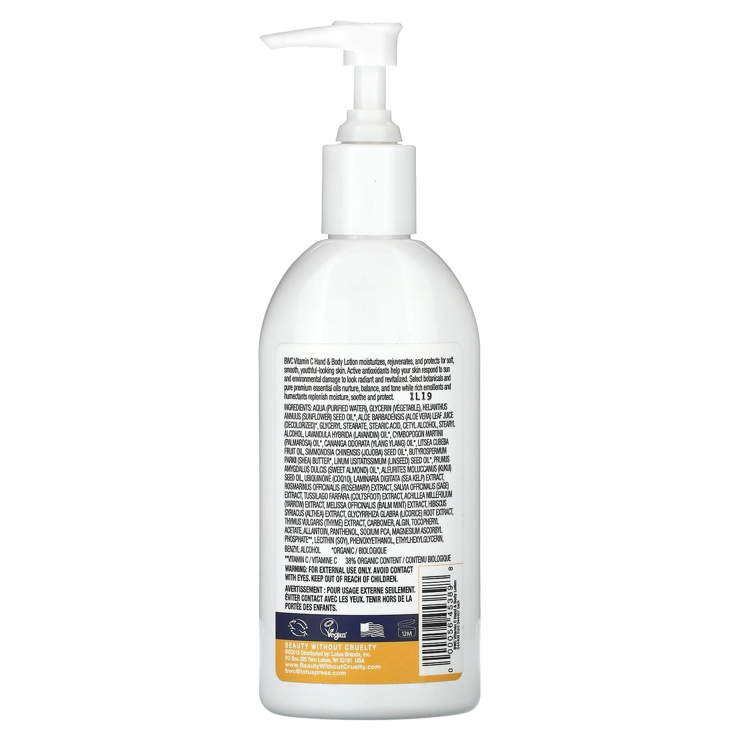 Vitamin C Hand &amp; Body Lotion for Cruelty-Free, Vegan Skin Care - Image 2