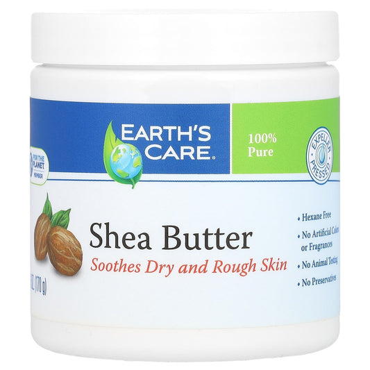 Shea Butter Moisturizer, 100% Pure, Non-Greasy, 6 oz (170g) - Image 1