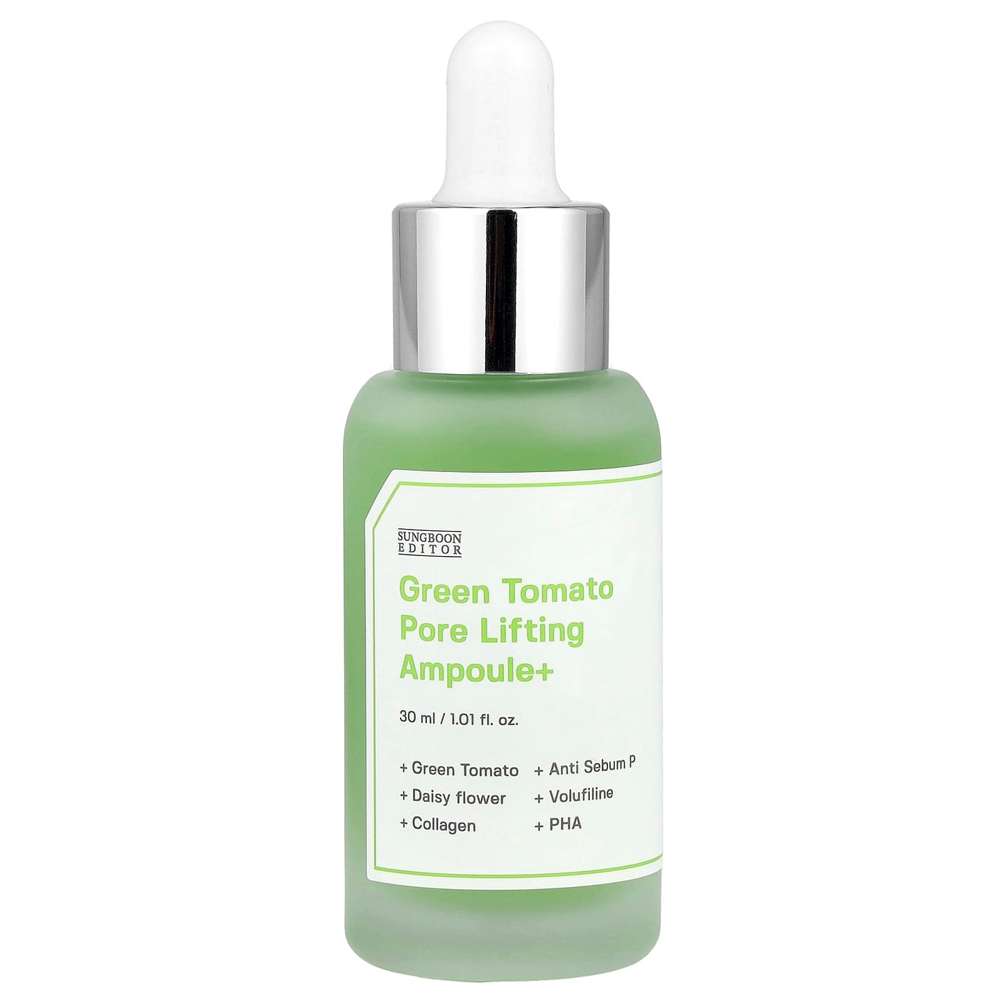 Sungboon Editor, Green Tomato Pore Lifting Ampoule+, 1.01 fl oz (30 ml) - Image 1