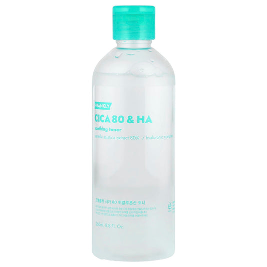 Frankly Cica Toner with Hyaluronic Acid, 8.8 fl oz, Soothing Hydration for Soft Skin - Image 1