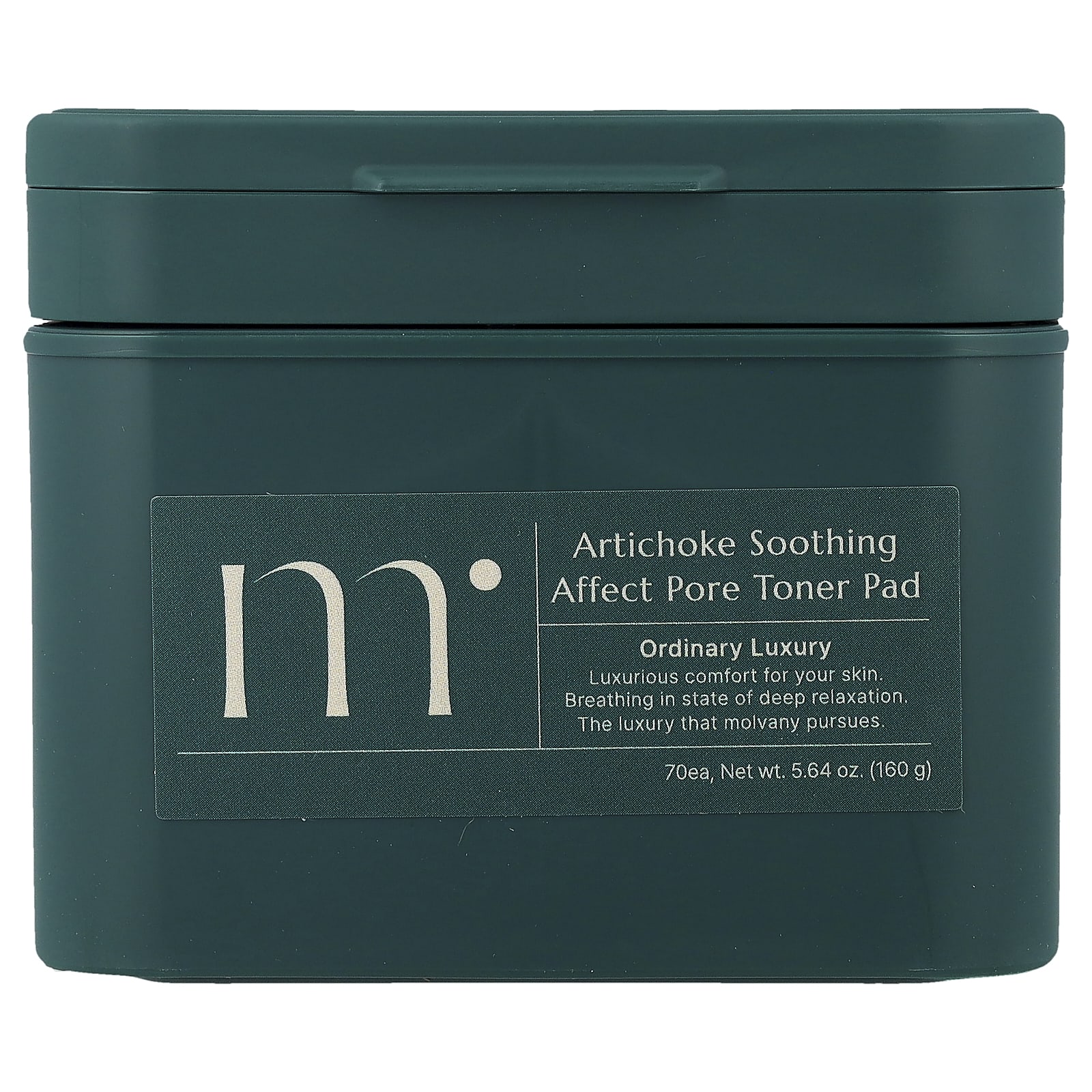 Molvany, Artichoke Soothing Affect Pore Toner Pad, 70 Pads, 5.64 oz (160 g) - Image 1