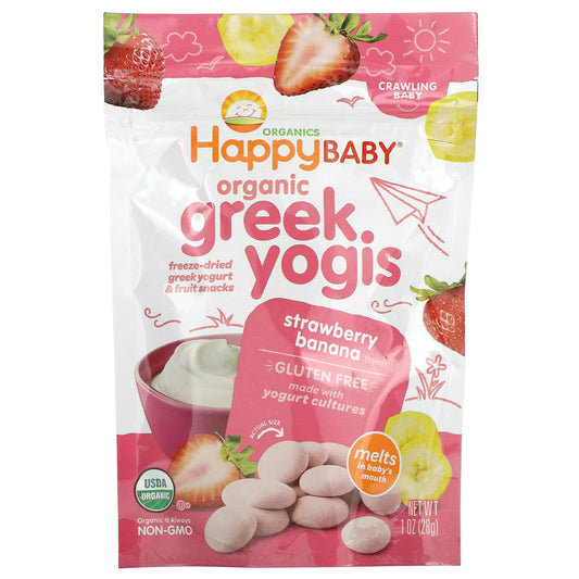 Organic Greek Yogurt Snacks for Babies & Toddlers by Happy Family - Image 1