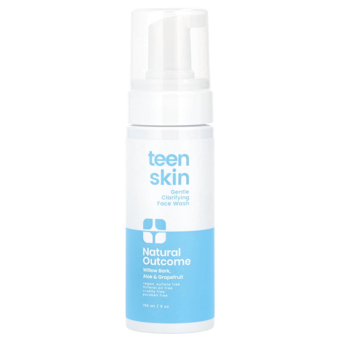 Natural Outcome, Teen Skin, Gentle Clarifying Face Wash, 5 oz (150 ml) - Image 1