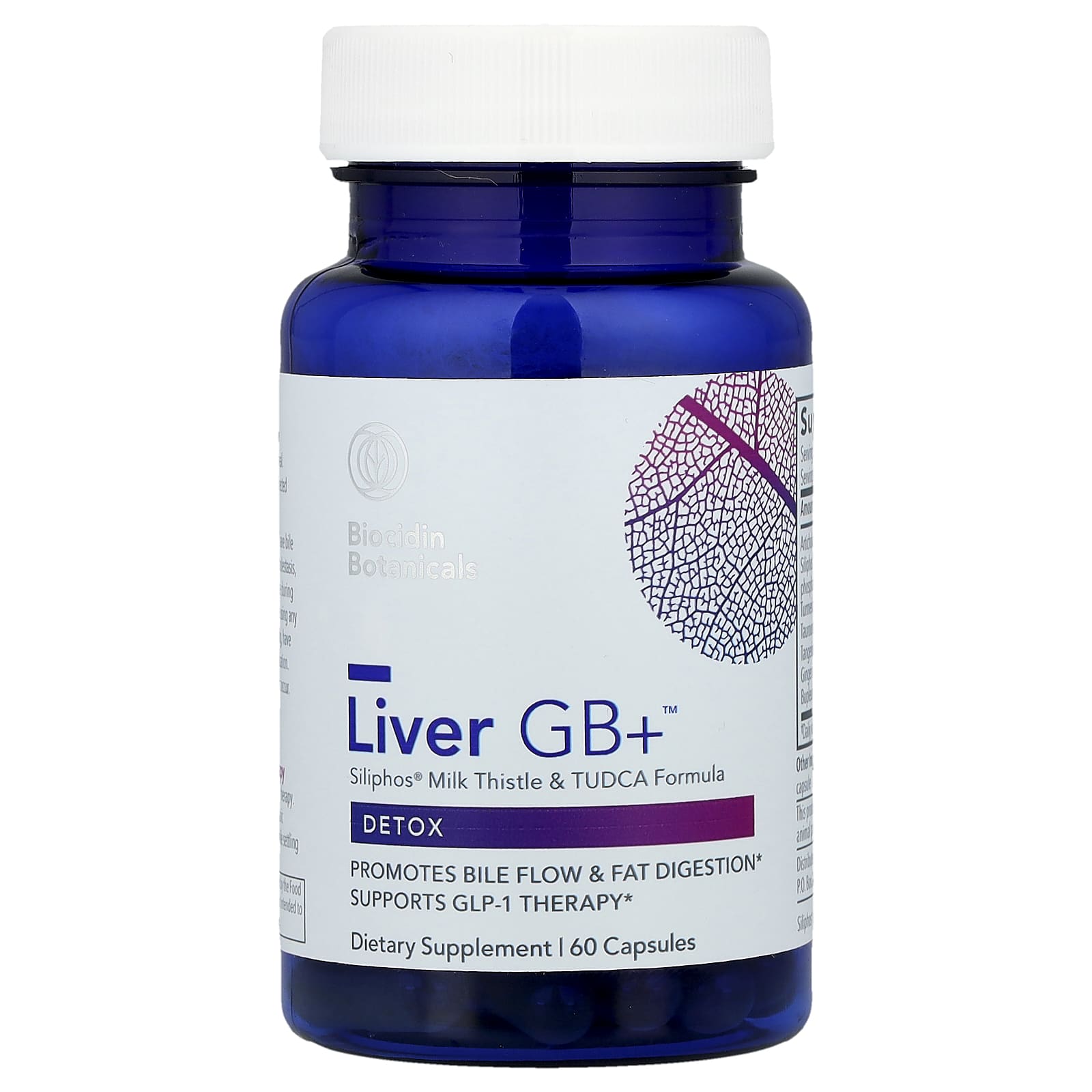Liver Detox & Bile Flow Support - 60 Capsules by Biocidin Botanicals - Image 1