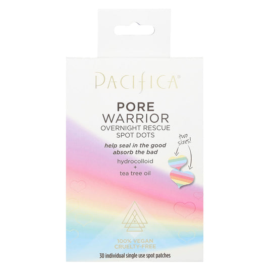 Pacifica, Pore Warrior, Overnight Rescue Spot Dots, 30 Individual Patches - Image 1