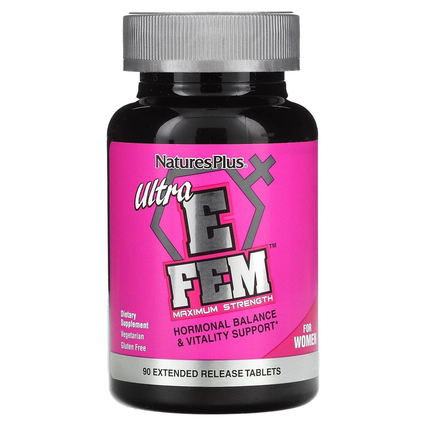 NaturesPlus, Ultra E Fem For Women, Maximum Strength, 90  Extended Release Tablets - Image 1