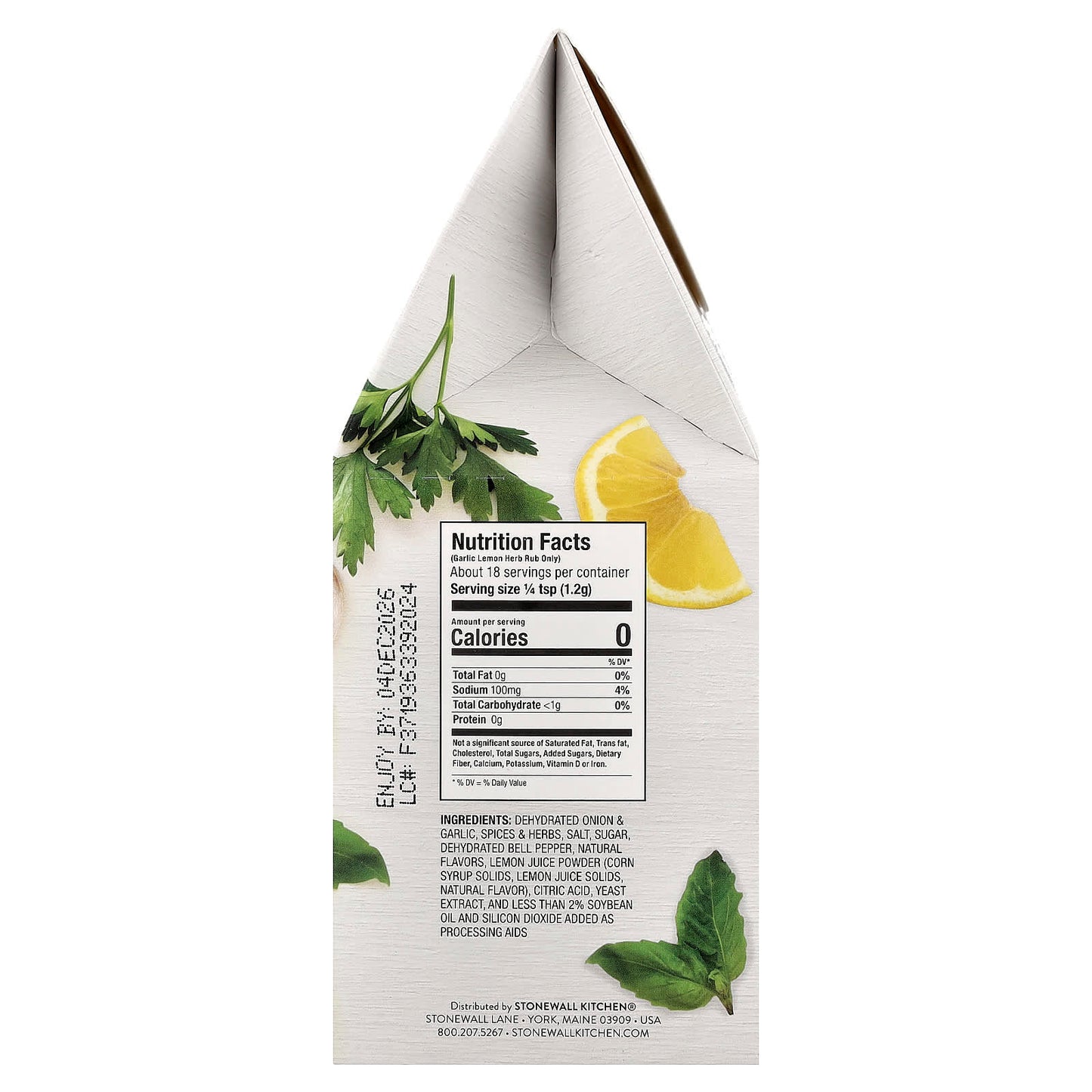 Urban Accents, Garlic Lemon Herb Chicken Brine & Rub Kit, 3.75 oz (106 g) - Image 2