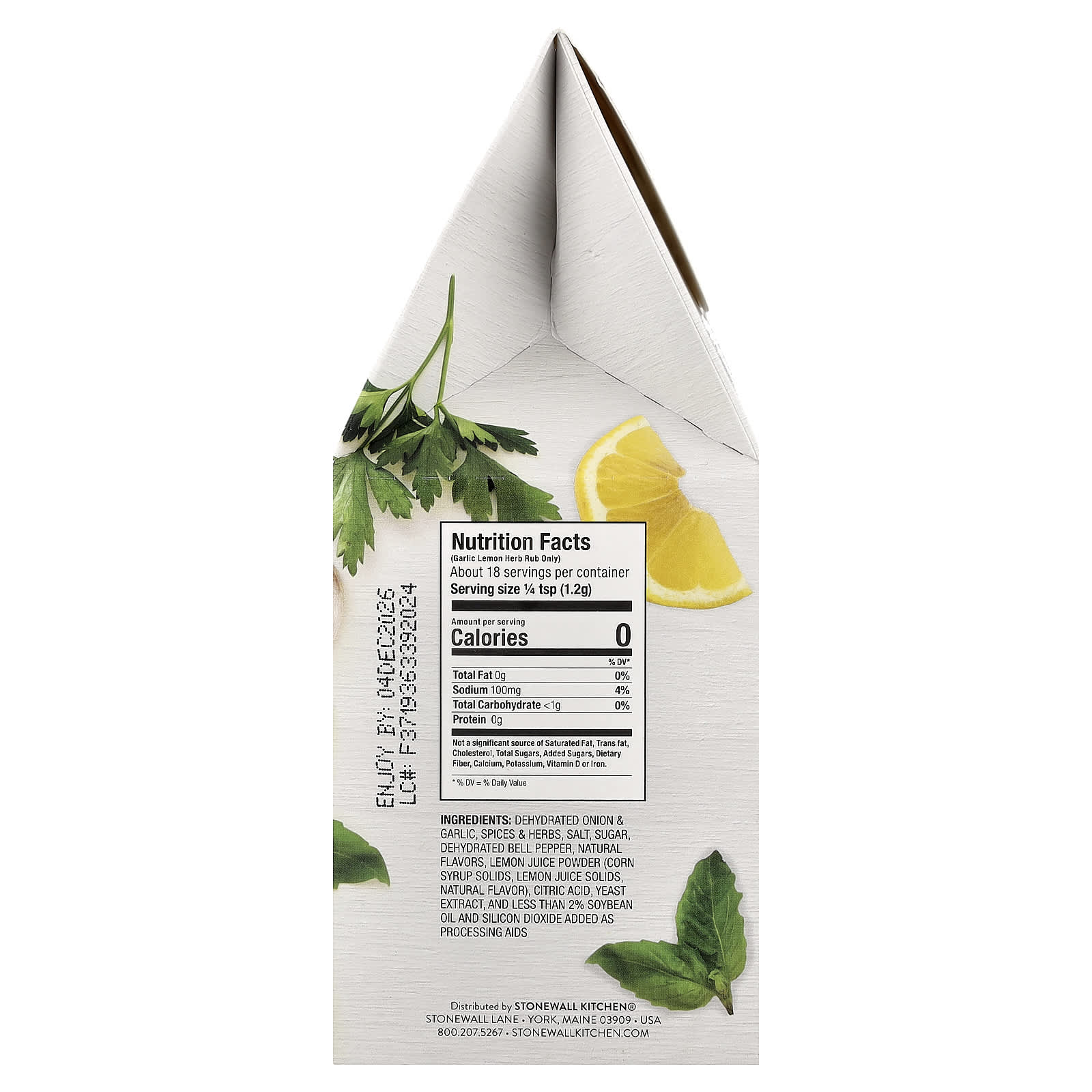 Urban Accents, Garlic Lemon Herb Chicken Brine & Rub Kit, 3.75 oz (106 g) - Image 2