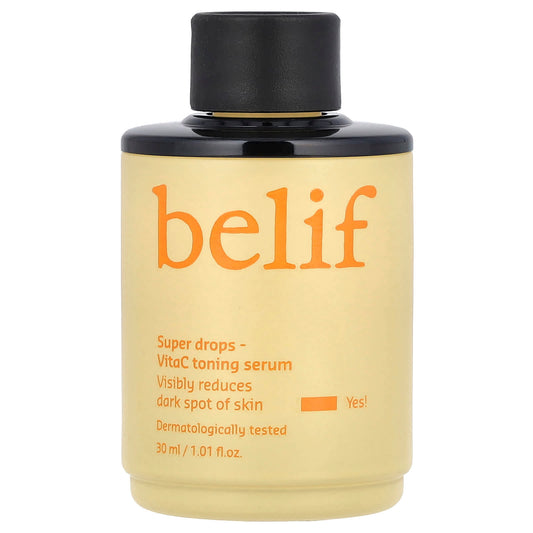 Belif Super Drops VitaC Toning Serum for Dark Spots & Uneven Skin Tone - Image 1