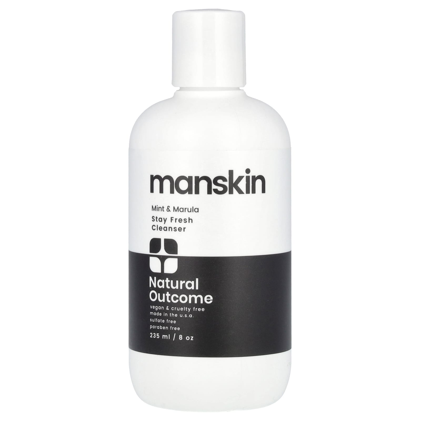 Natural Outcome, Man Skin, Stay Fresh Cleanser, 8 oz (236 ml) - Image 1