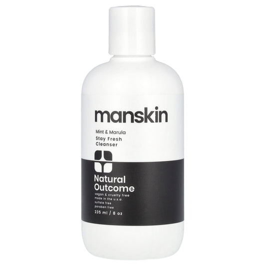 Natural Outcome, Man Skin, Stay Fresh Cleanser, 8 oz (236 ml) - Image 1