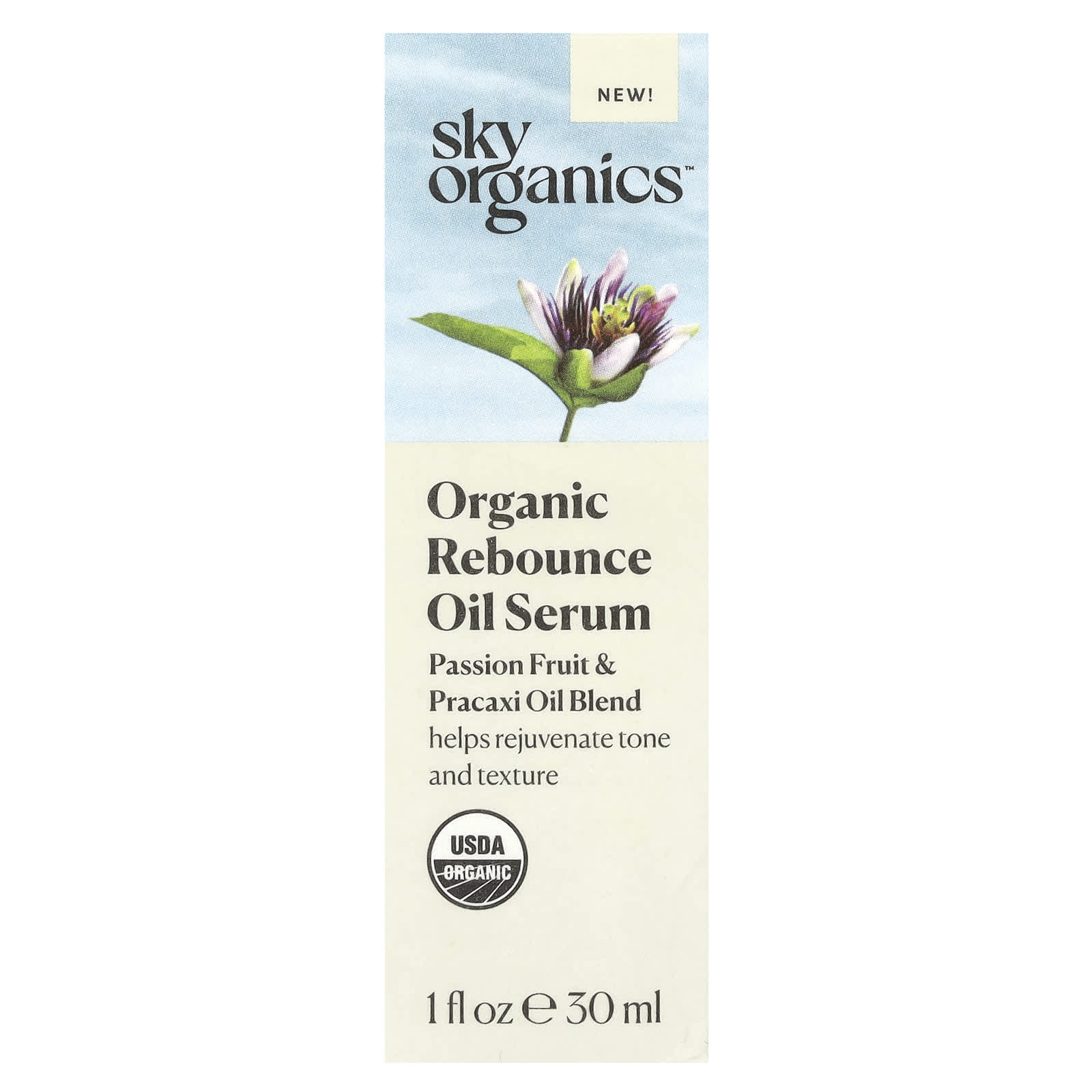 Sky Organics, Organic Rebounce Oil Serum, 1 fl oz (30 ml) - Image 2