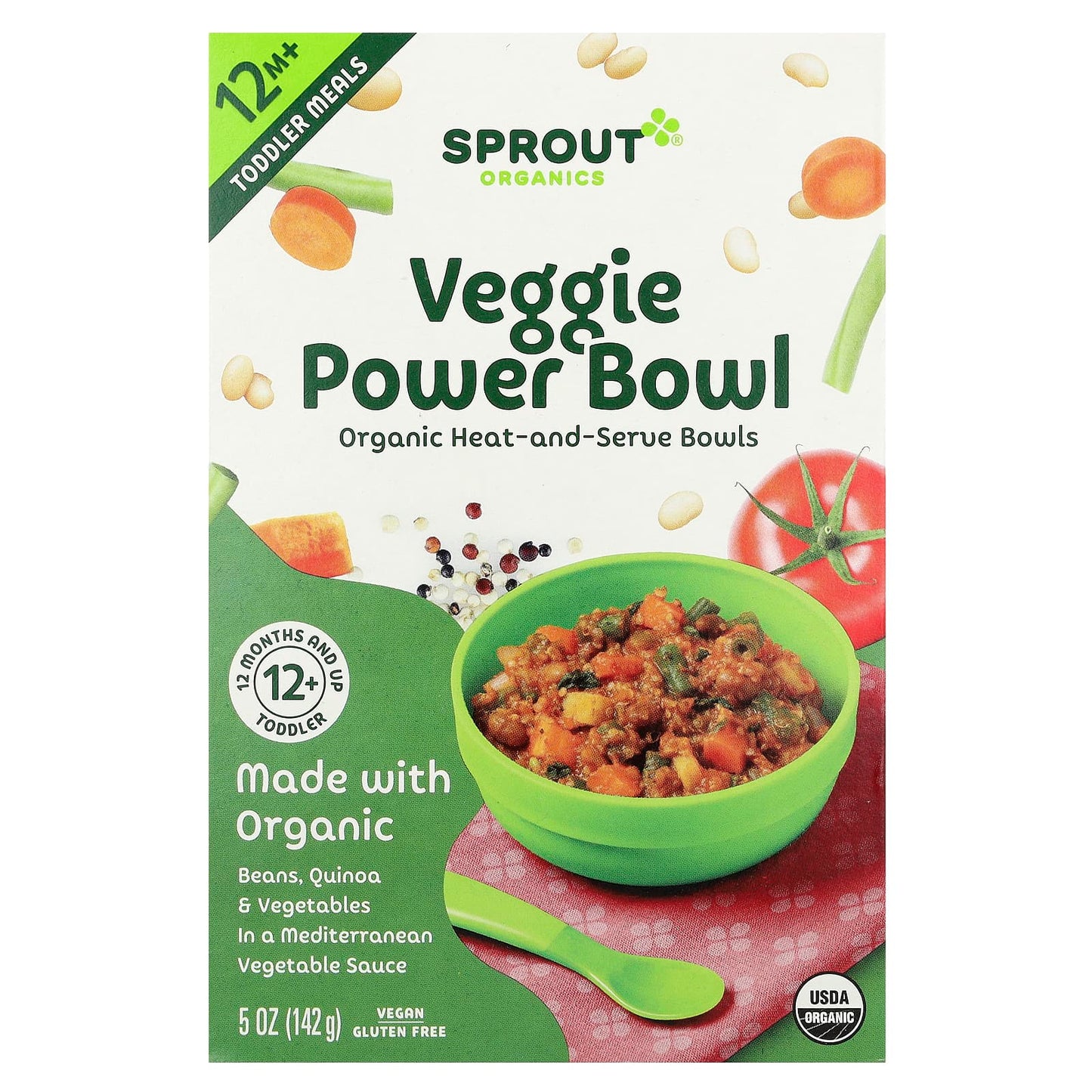 Sprout Organics, Veggie Power Bowl, 12 Months+, 5 oz (142 g) - Image 1