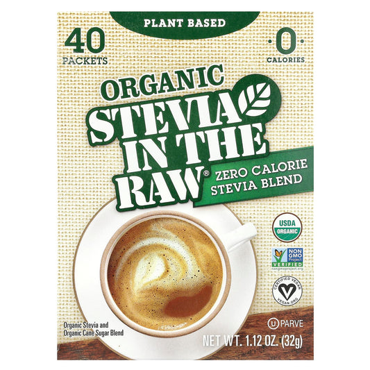 Zero-Calorie Stevia Sweetener by In the Raw - Organic & Vegan - Image 1