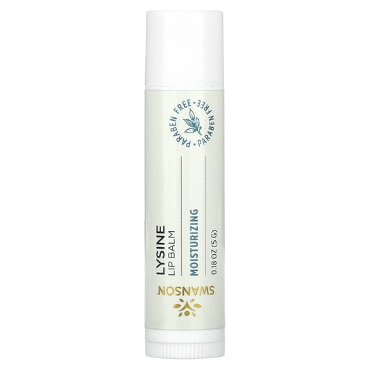 Swanson, Lysine Lip Balm, 0.18 oz (5 g) - Image 1
