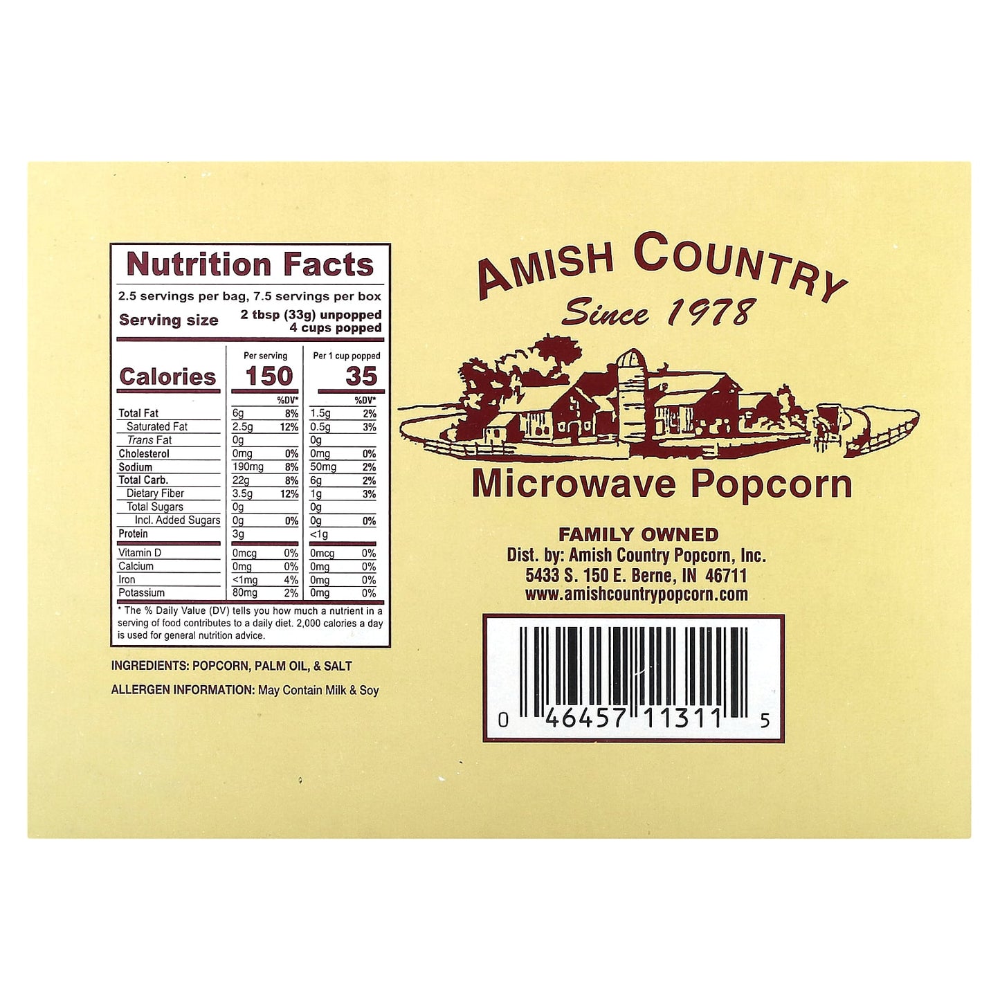 Health-Conscious Microwave Popcorn - Lite Natural, 3 Pack - Image 2