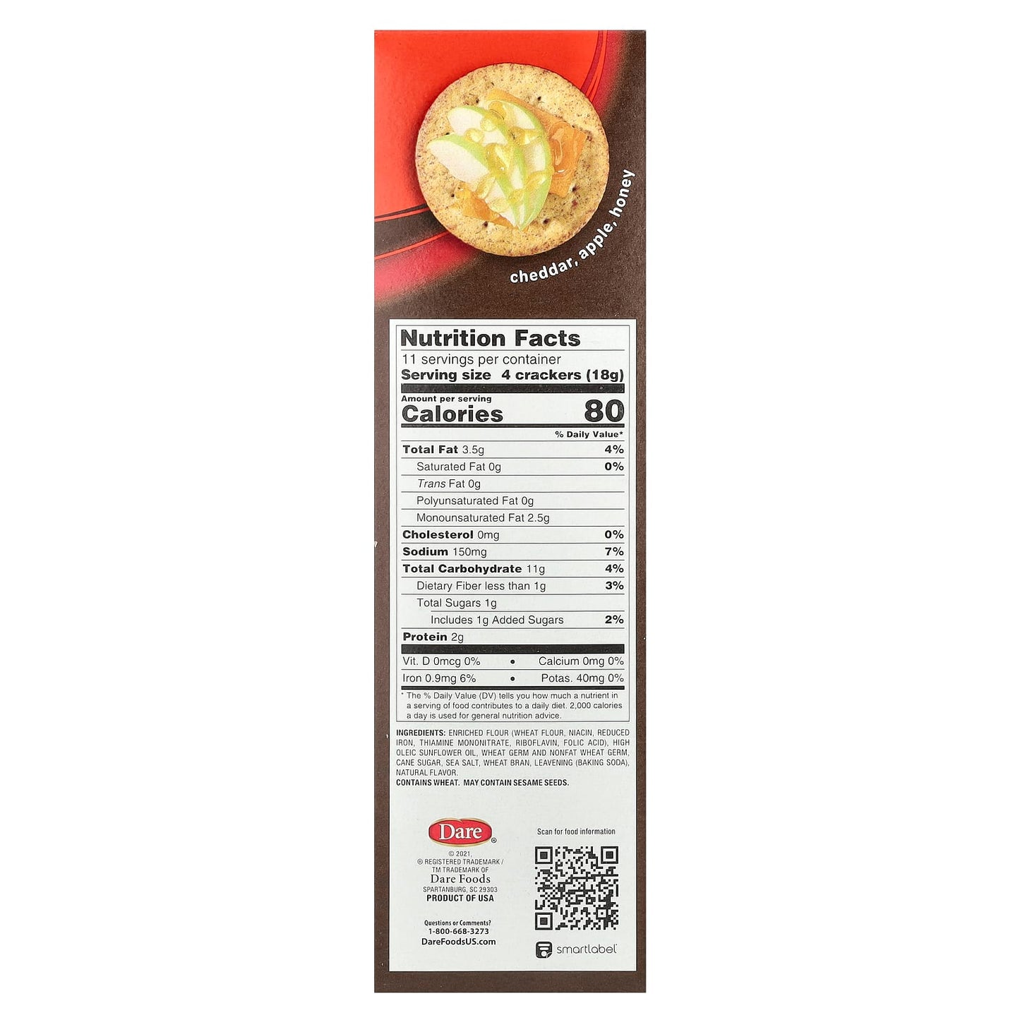 Breton Original Crackers with Sea Salt, 7 oz (200g) | Non-GMO & Plant-Based - Image 2