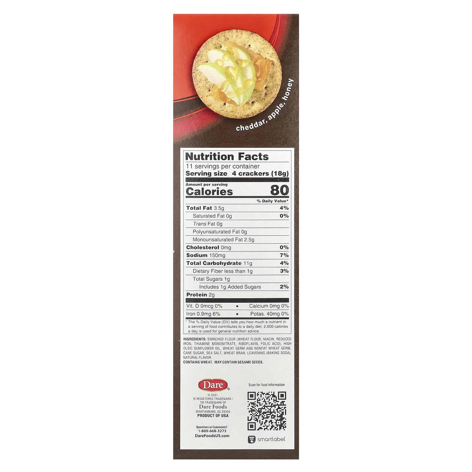 Breton Original Crackers with Sea Salt, 7 oz (200g) | Non-GMO & Plant-Based - Image 2